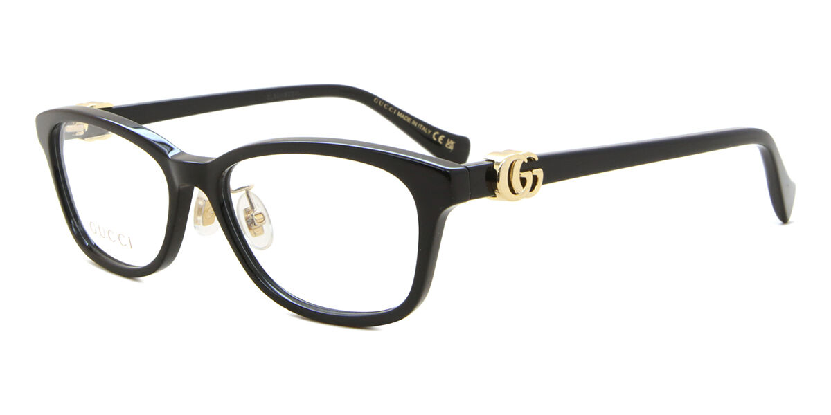 Gucci GG1473OJ Asian Fit 001 Black Eyeglasses | SmartBuyGlasses US