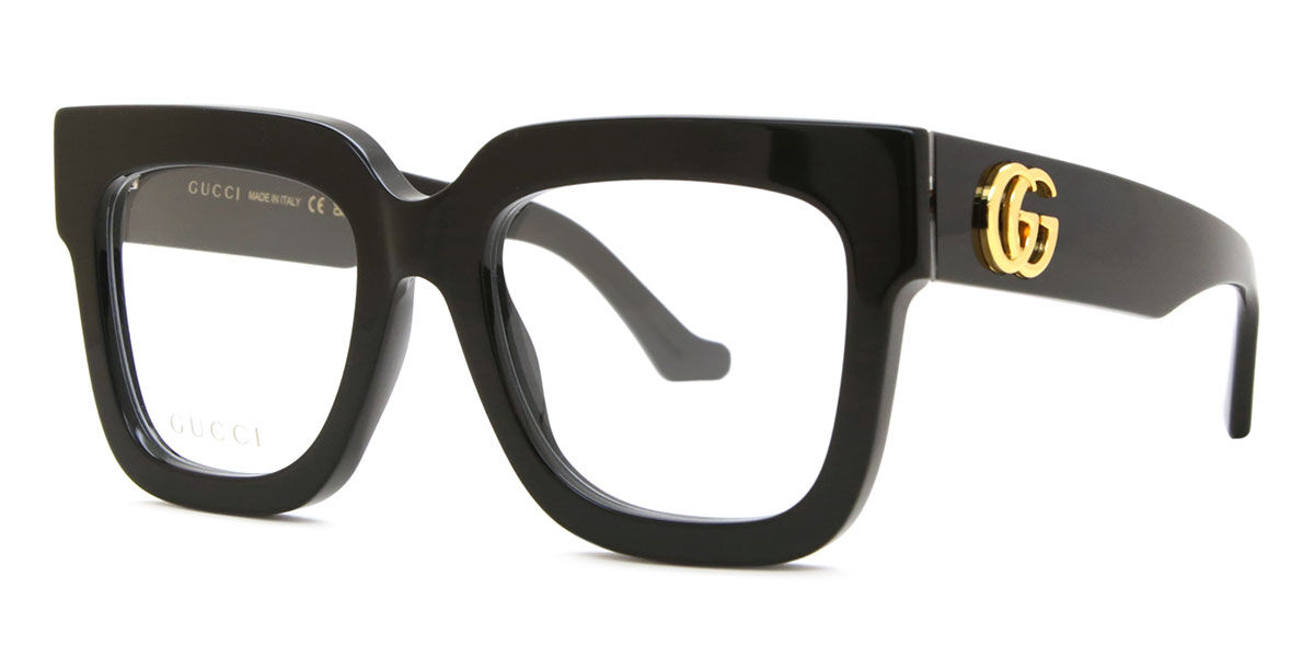 Gucci GG1549O 001 Square Black Eyeglasses | SmartBuyGlasses US