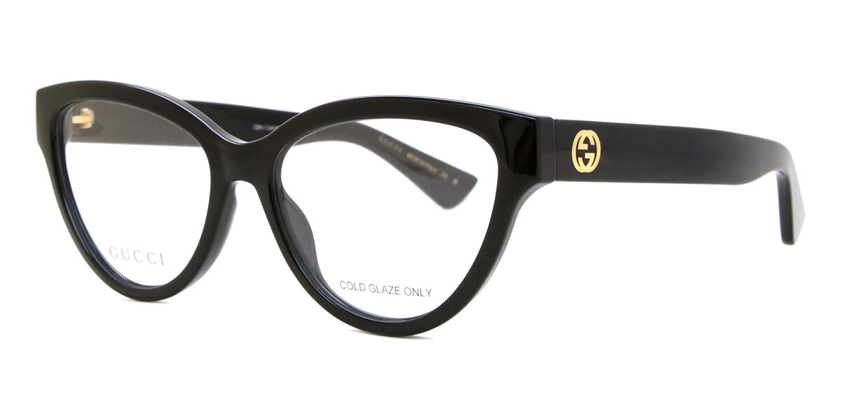 【新品】グッチ GG1581O メガネ Gucci GG1581O 001 Cat Eye Black Eyeglasses | SmartBuyGlasses US