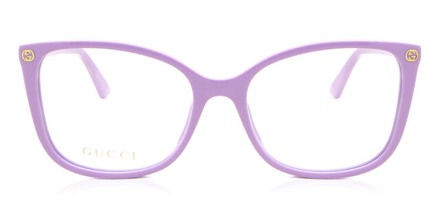 Gucci GG0026O 014 Square Violet Eyeglasses | SmartBuyGlasses US display picture 2