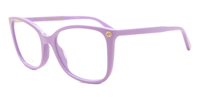 Gucci GG0026O 014 Square Violet Eyeglasses | SmartBuyGlasses US display picture 1