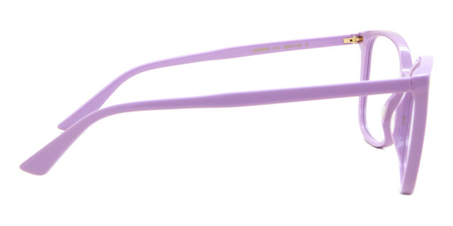 Gucci Transparent Purple Glasses with Branded Case and Cloth; NOT PRESCRIPTION Gucci GG1216O 003 Rectangle Transparent Purple Eyeglasses  main image 4