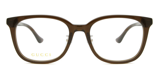Gucci GG1500OK Asian Fit 004 Transparent Brown Eyeglasses  display picture 1
