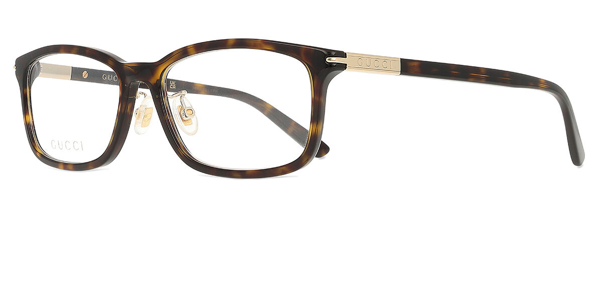 Gucci GG1506OJ Asian Fit 002 Rectangle Tortoise Eyeglasses