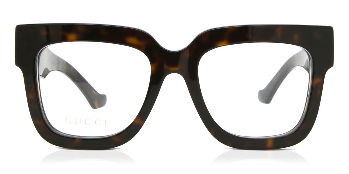 Gucci GG1549O 002 Square Tortoise Eyeglasses | SmartBuyGlasses US