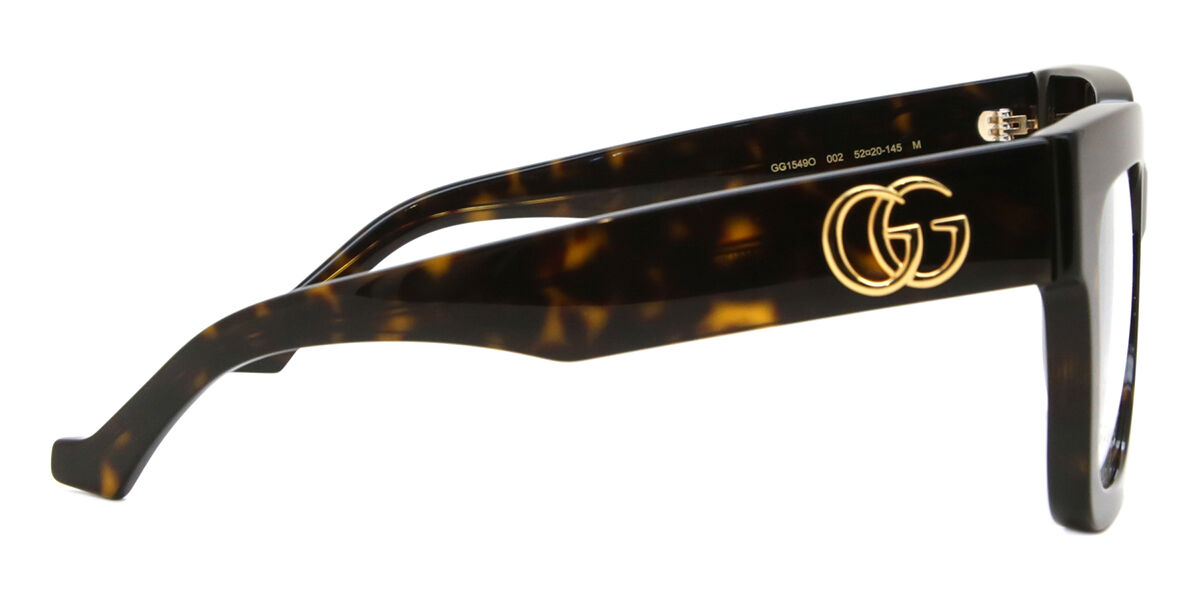 Gucci GG1549O 002 Tortoise Eyeglasses | SmartBuyGlasses US