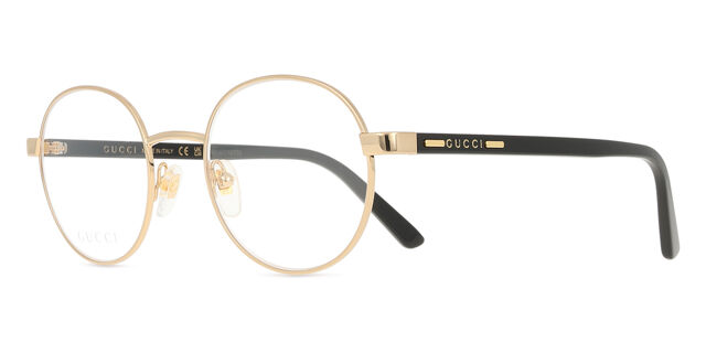 Gucci GG1585O 001 Round Gold Eyeglasses | SmartBuyGlasses US display picture 1