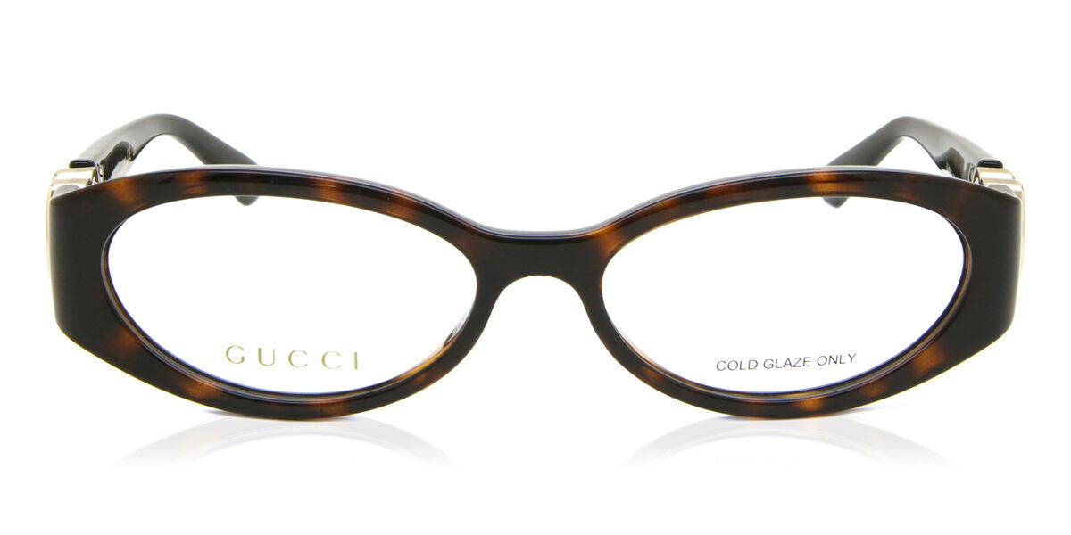 Gucci GG1693O 002 Oval Tortoise Eyeglasses | SmartBuyGlasses US