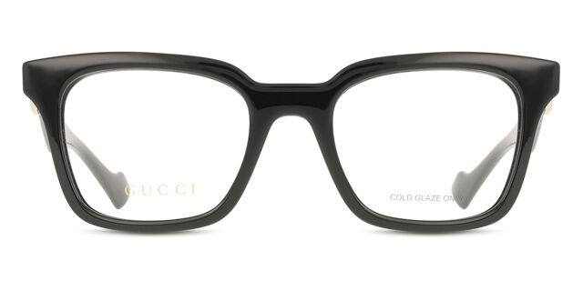 Gucci GG1728O 001 Eyeglasses Black 51mm Square Frame Gucci GG1728O Black Rectangular Glasses - eye-oo.com main image 2