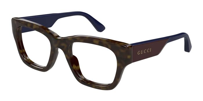 Gucci GG1669O 002 Square Tortoise Eyeglasses  display picture 3