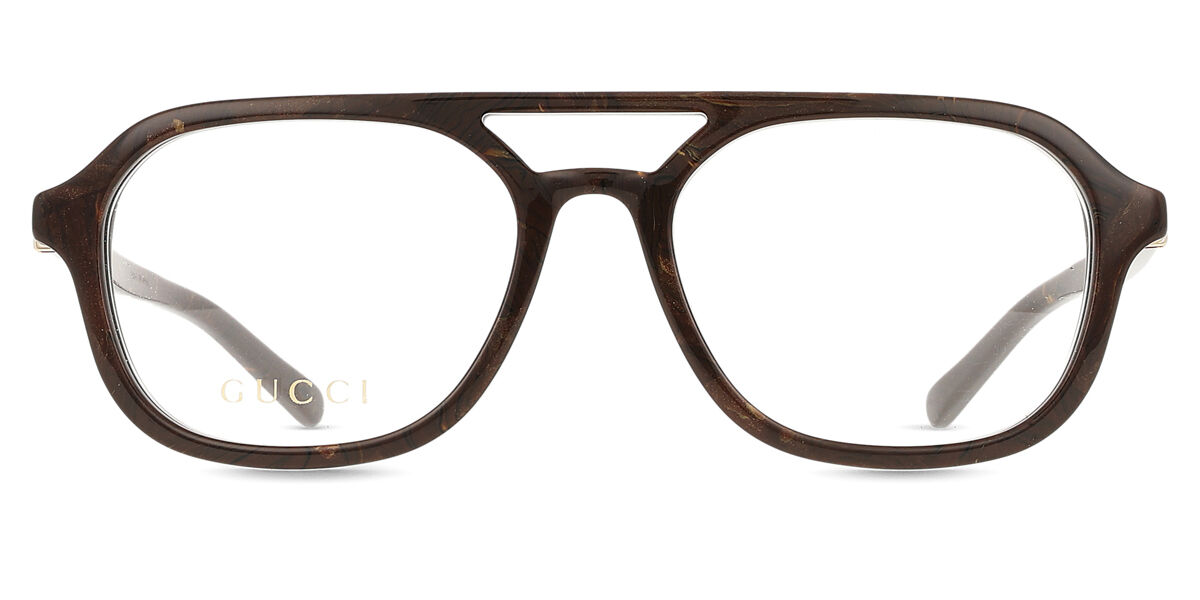 Gucci GG1673O 003 Brown Eyeglasses | SmartBuyGlasses US