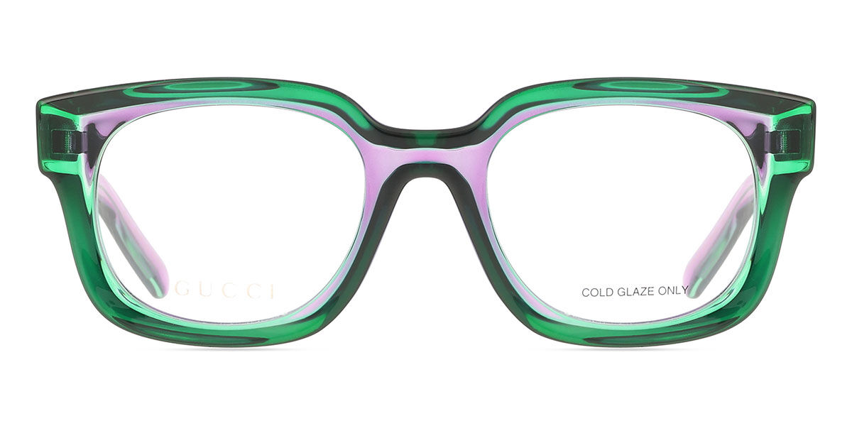 Gucci GG1721O 003 Square Violet Eyeglasses | SmartBuyGlasses US