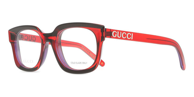 Gucci GG1721O 004 Square Red Eyeglasses | SmartBuyGlasses US display picture 1