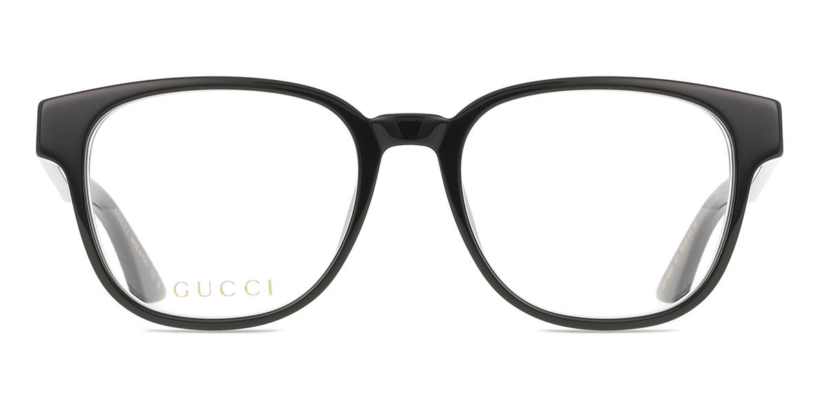 Gucci GG1746OA Asian Fit 001 Square Black Eyeglasses