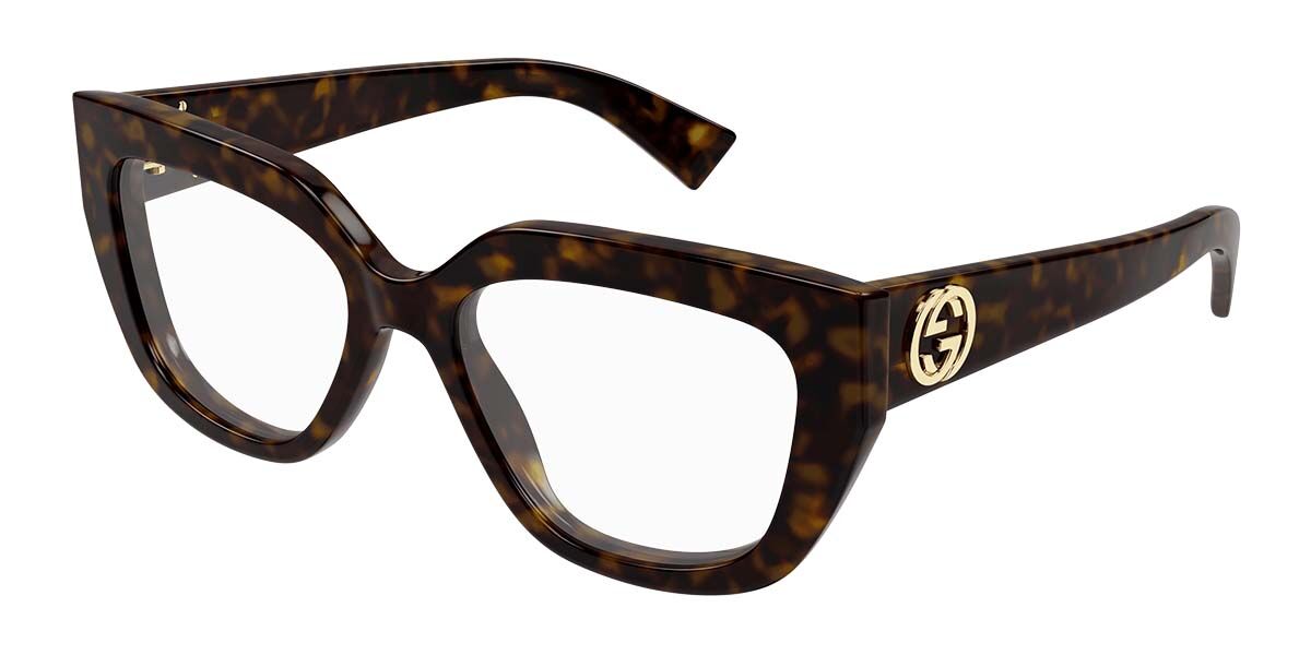 Gucci GG1847O 004 Square Tortoise Eyeglasses | SmartBuyGlasses US