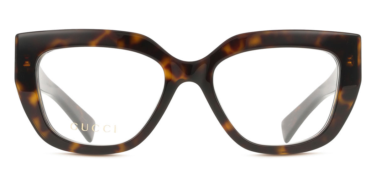 Gucci GG1847O 004 Square Tortoise Eyeglasses | SmartBuyGlasses US
