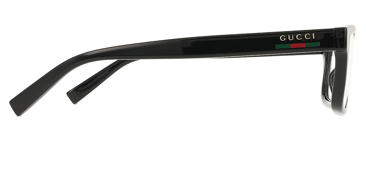 Gucci GG1858O 001 Rectangle Black Eyeglasses | SmartBuyGlasses US