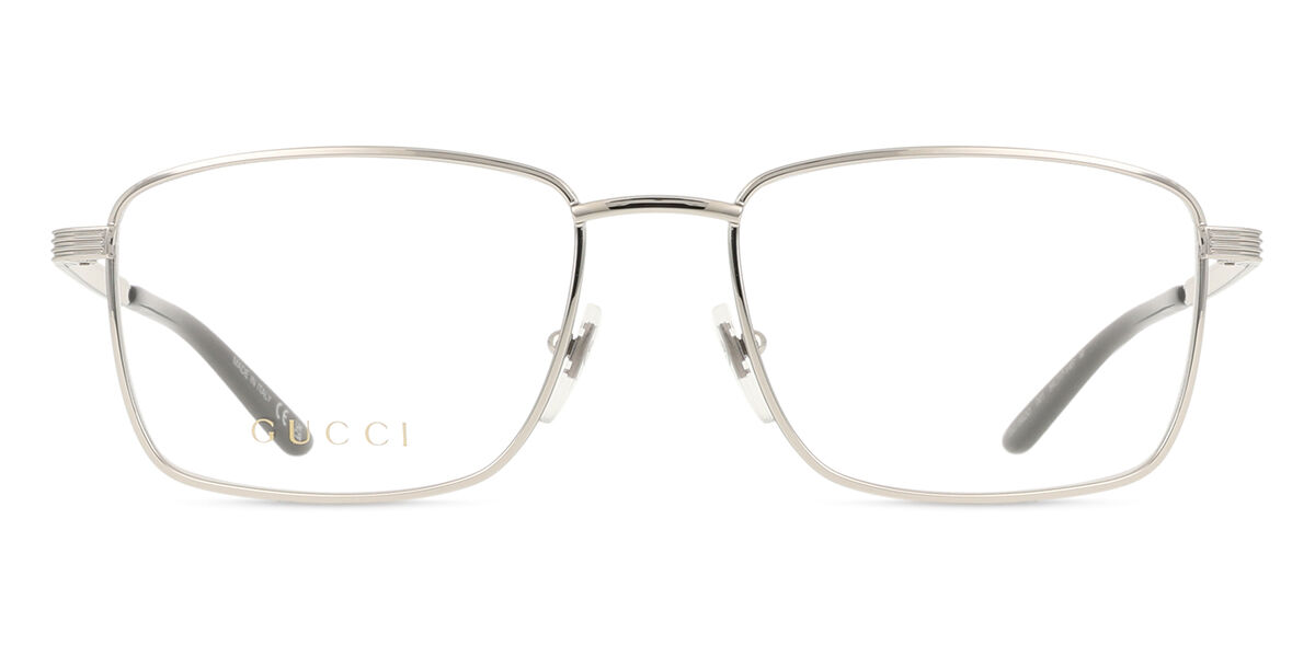 Gucci GG1882O 001 Square Silver Eyeglasses | SmartBuyGlasses US