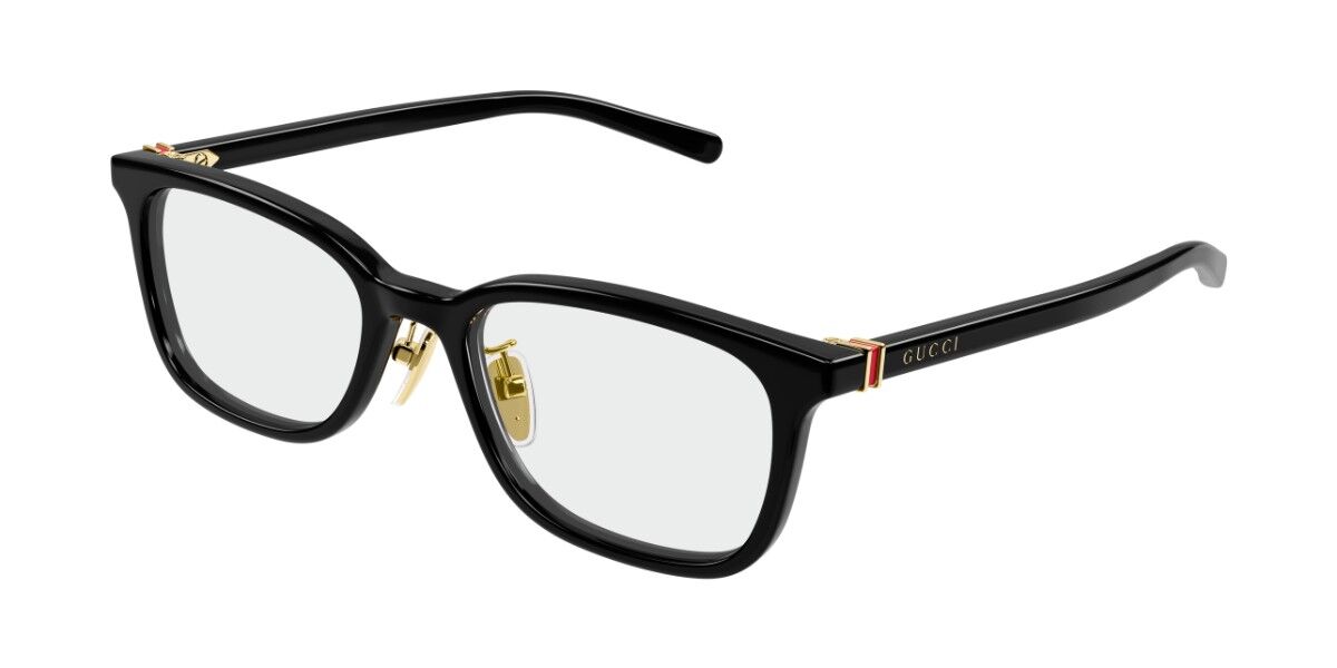 Gucci GG2002OJ Asian Fit 001 Square Black Eyeglasses