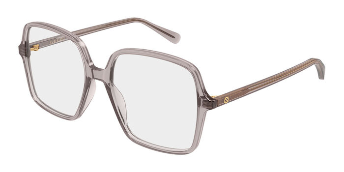 Gucci GG1003O 003 Square Shiny Striped Brown Havana  display picture 1