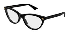 SALE! Gucci Women Eyeglasses Black Oval GG1687O 001 BRAND NEW Gucci Women AUTHENTIC Eyeglasses Black Demo Oval GG1687O 001  main image 4