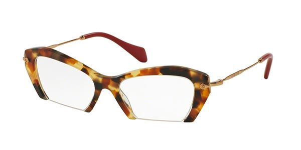 ミュウミュウ WINK Rasoir Cat Eye Square 1AB-4N Pre-owned Miu Miu Rasoir 02q Rock Sunglasses Cat Eye Black Crystal