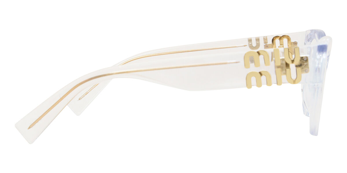 Miu Miu MU01VV 2AZ1O1 Cat Eye Clear Eyeglasses | SmartBuyGlasses US