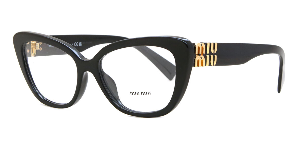 Miu Miu MU05VV 1AB1O1 Cat Eye Black Eyeglasses | SmartBuyGlasses US