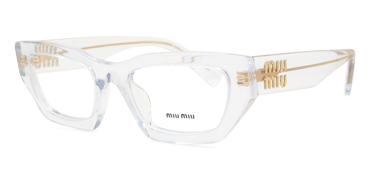 Miu Miu MU03XV 2AZ1O1 Cat Eye Clear Eyeglasses | SmartBuyGlasses US