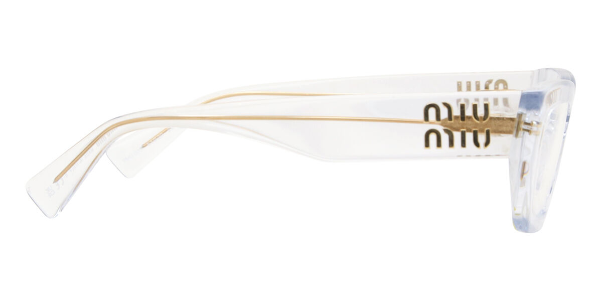Miu Miu MU03XV 2AZ1O1 Cat Eye Clear Eyeglasses | SmartBuyGlasses US