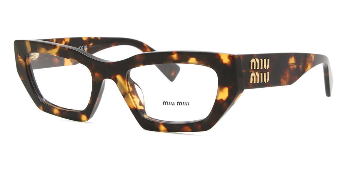 Miu Miu MU03XV VAU1O1 Cat Eye Honey Tortoise Eyeglasses