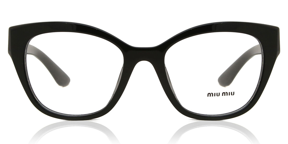 Miu Miu MU05XV 1AB1O1 Cat Eye Black Eyeglasses | SmartBuyGlasses US