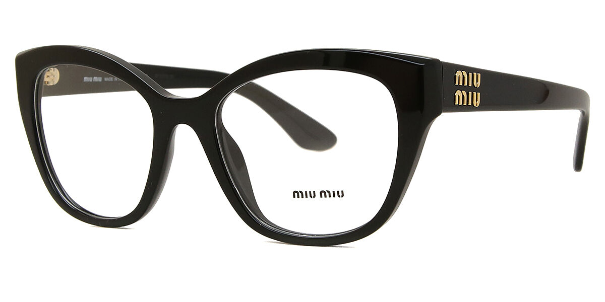 Miu Miu MU05XV 1AB1O1 Cat Eye Black Eyeglasses | SmartBuyGlasses US