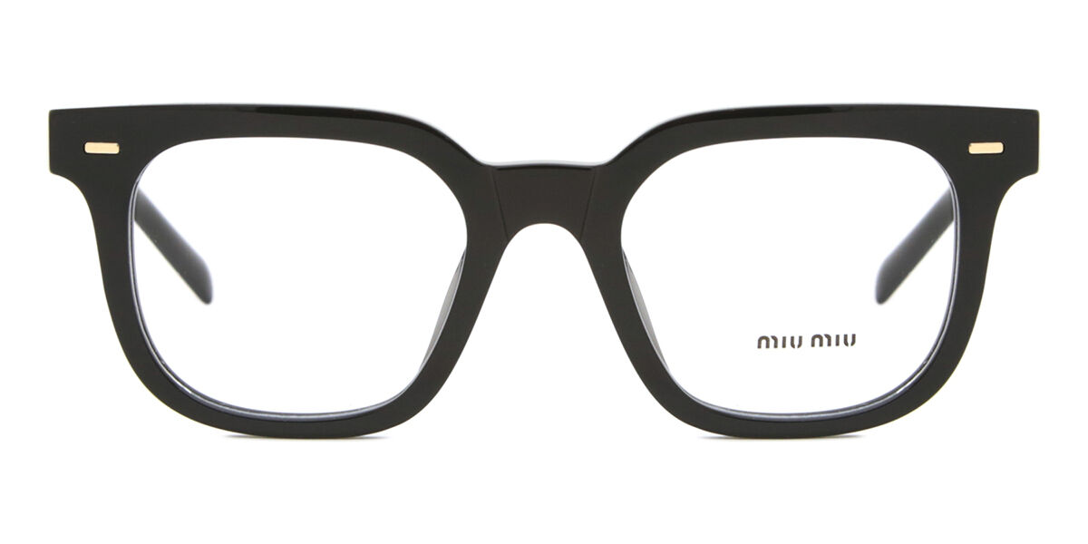 Miu Miu MU06XV 16K1O1 Square Black Eyeglasses | SmartBuyGlasses US
