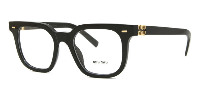 Miu Miu MU06XV 16K1O1 Square Black Eyeglasses | SmartBuyGlasses US