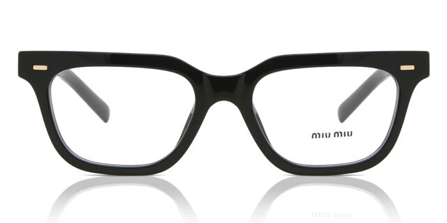 Miu Miu MU07XV 16K1O1 Rectangle Black Eyeglasses  display picture 1