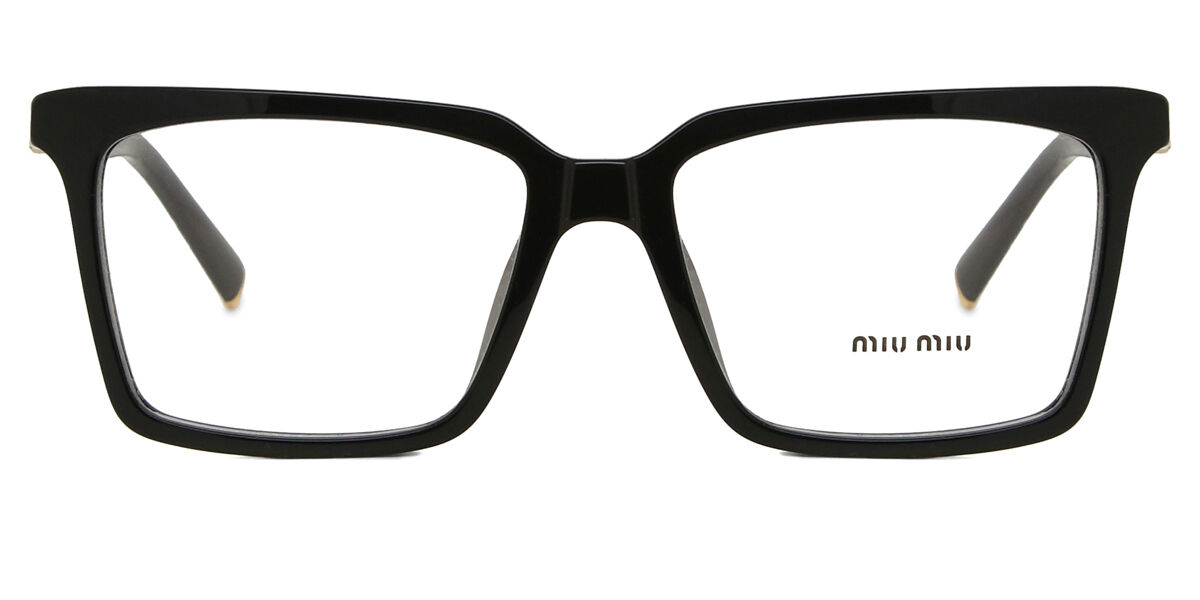 Miu Miu MU08XV 16K1O1 Square Black Eyeglasses | SmartBuyGlasses US