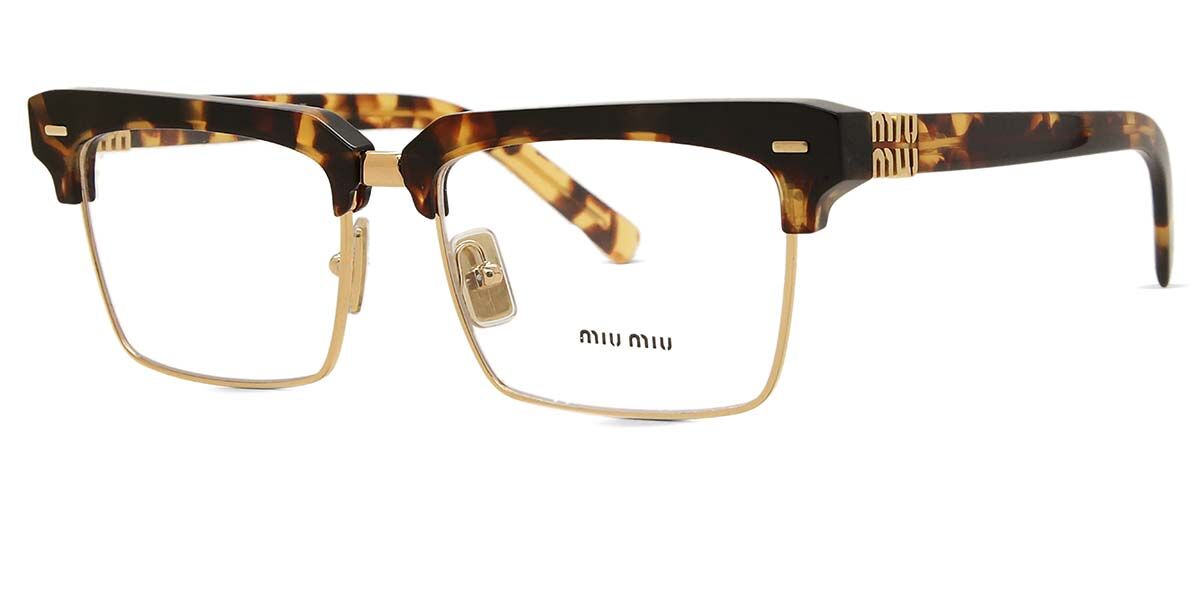 miさん専用 Miu Miu MU11XV VAU1O1 Honey Yellow Tortoise/Gold Eyeglasses