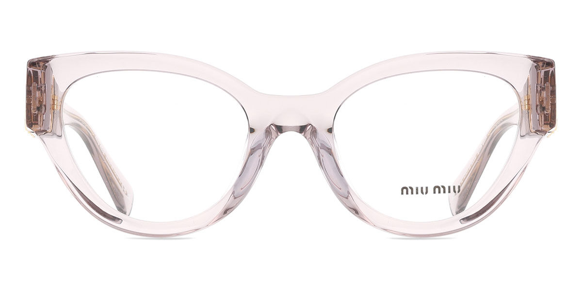 Miu Miu MU01VV 2AZ1O1 Cat Eye Clear Eyeglasses | SmartBuyGlasses US