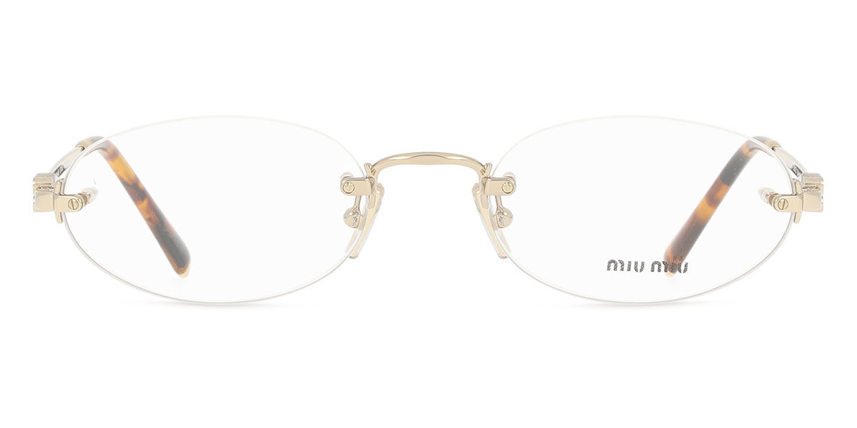 小物 miumiu Rimless glasses Rhinestone Miu Miu Rimless Runway MU 54YS ZVN20F Sunglasses - US