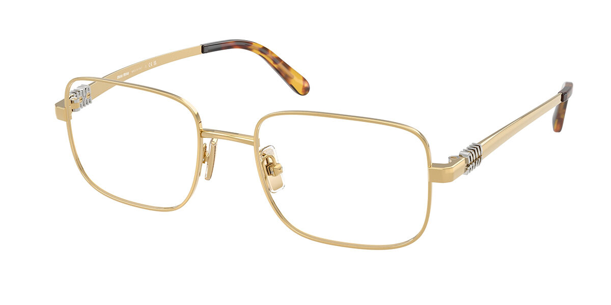 Miu Miu Gold Eyewear - Prescription Glasses and Frames