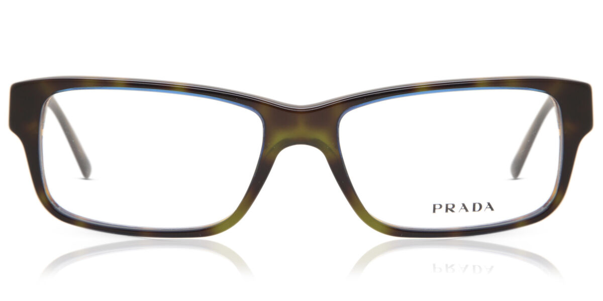 Prada PR 16MV ZXH1O1 Rectangle Tortoise Eyeglasses