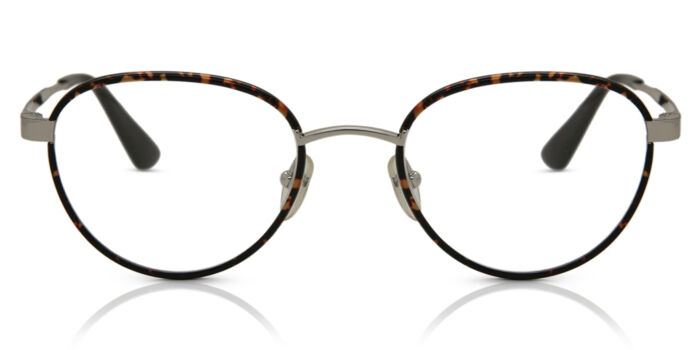 Prada PR 13VV ROJ1O1 Oval Spotted Pink Eyeglasses  display picture 2