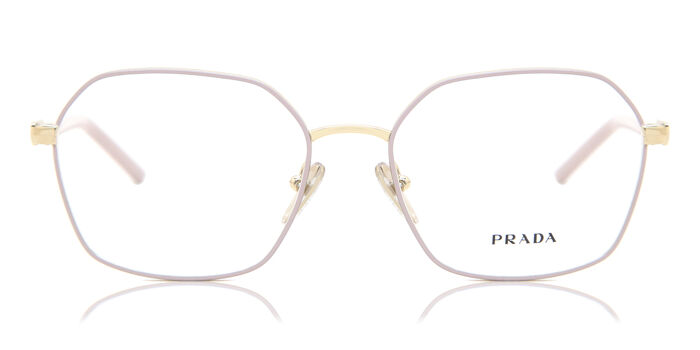 Prada PR 13VV ROJ1O1 Oval Spotted Pink Eyeglasses  display picture 1