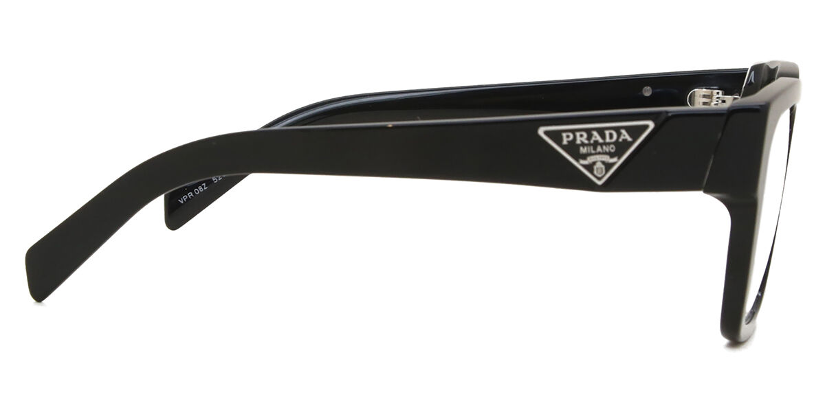 Prada PR 08ZV 1AB1O1 Square Black Eyeglasses | SmartBuyGlasses US