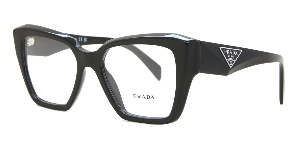 PRADA メガネ Prada PR 09ZV 1AB1O1 Black Eyeglasses | SmartBuyGlasses US