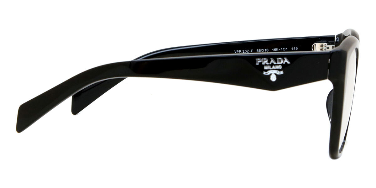 Prada PR 20ZVF Asian Fit 16K1O1 Cat Eye Black Eyeglasses