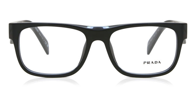 Prada PR 22ZV 16K1O1 Rectangle Black Eyeglasses  display picture 1