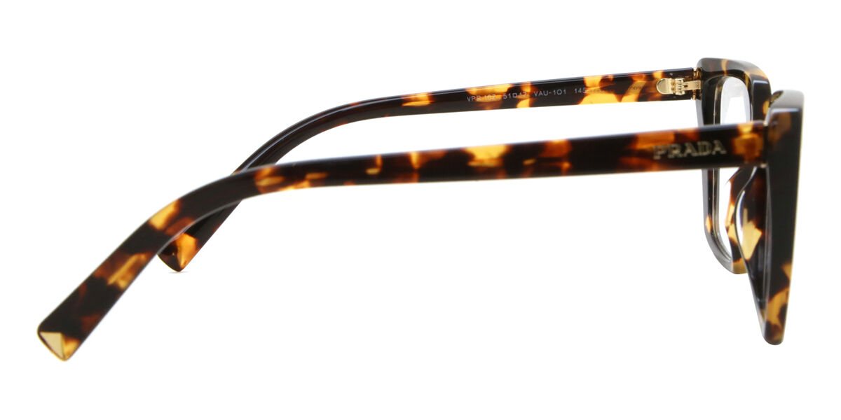 Prada PR 16ZV VAU1O1 Cat Eye Tortoise Eyeglasses | SmartBuyGlasses US
