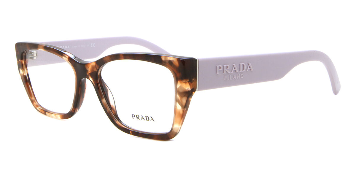 Prada PR 11YV 07R1O1 Cat Eye Caramel Tortoise Eyeglasses